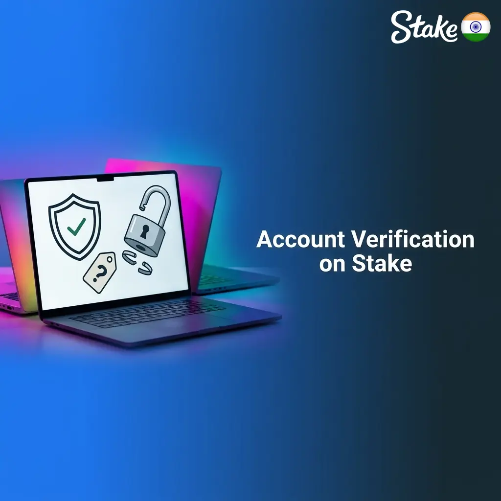 Stake account KYC verification process showing identity document upload steps for Indian users on the platform